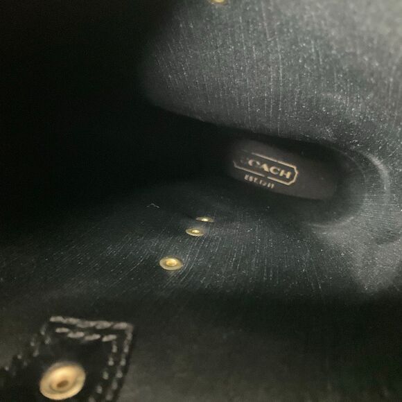 Coach Tasha Signature Gold Buckle Rain Boots - Picture 7 of 8